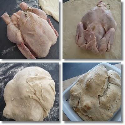 Poulet en croûte de pain = poulet extra tendre!