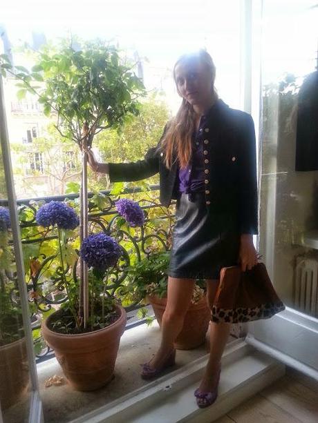 LOOK DU JOUR : PURPLE RAIN... PAR CHARLEY