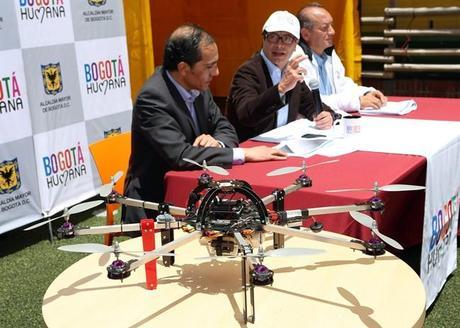 Bogota: sécurité urbaine et drone