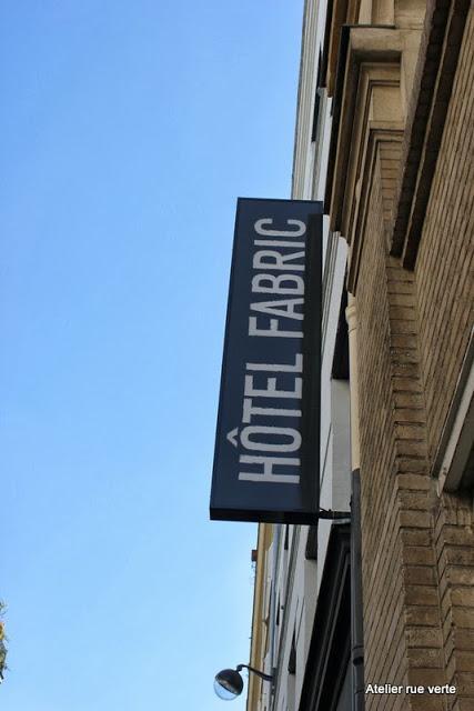 J'ai poussé les portes de l'Hôtel Fabric à Paris