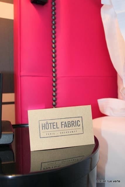 J'ai poussé les portes de l'Hôtel Fabric à Paris