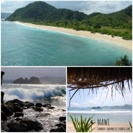 n°4 : la plage de Mawi à Kuta Lombok - Top 5 des plus jolies plages