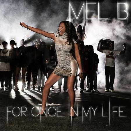 Mel B pochette du single For once in my life Photo © DR