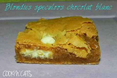 BLONDIES SPECULOOS CHOCOLAT BLANC