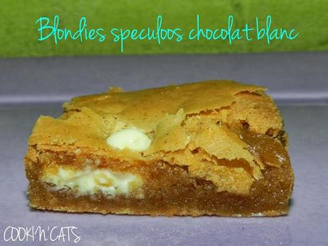 BLONDIES SPECULOOS CHOCOLAT BLANC