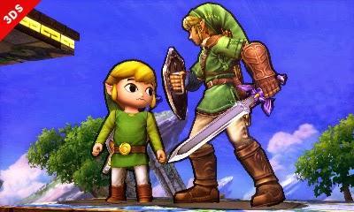 Super Smash Bros. Wii U / 3DS : Link Cartoon est de retour !
