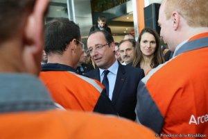 Déplacement du président de la République en Lorraine