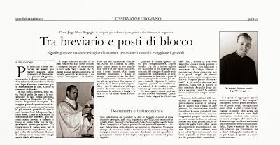 La liste de Bergoglio : l'Italie répond aux calomnies [Actu]