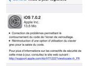 7.0.2 disponible iPhone, iPad, iPod Touch