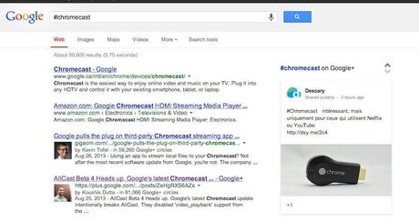 google resultats recherche hashtag Google: les #hashtags provenant de Google+ apparaissent dans les résultats de recherche de Google