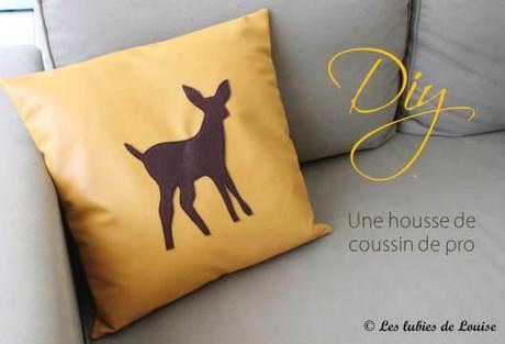 DIY Housse de coussin de pro Automne - Les lubies de Louise (titre)