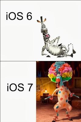 Passer d'iOS6 à iOS7