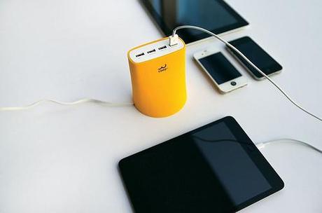 Station de Recharge de Bureau et Voyage Jelly 4 ports USB...