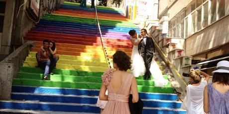 ART : Rainbow Stairs by Hüseyin Çetinel