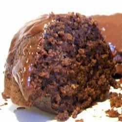 gâteau simple avec glaçage