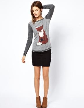 asos fox pull