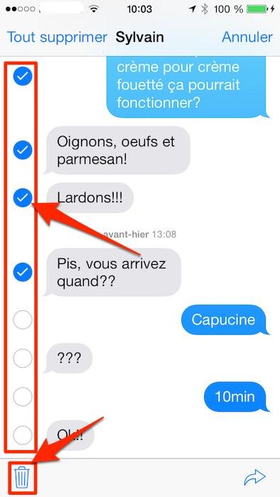 ios 7 imessage iphone iOS 7 iPad   iPhone : 5 nouvelles astuces