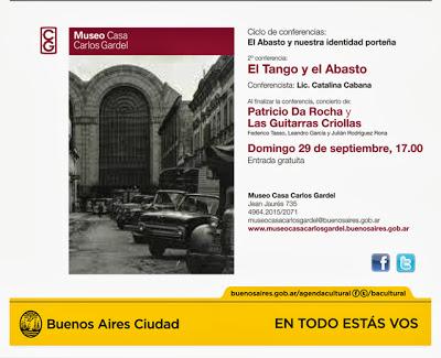 El Abasto et son histoire à l'honneur ce dimanche au Museo Casa Carlos Gardel [à l'affiche]