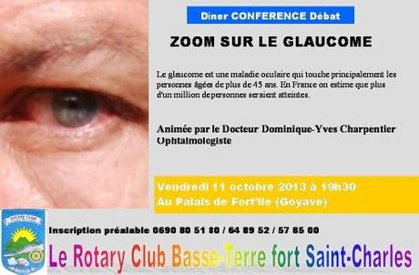 Zoom sur le glaucome avec le Rotary Club de Basse-terre Fort Saint-Charles