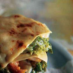 Lasagne aux chous et au haddock