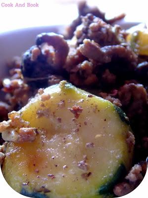 Courgettes à la viande hâchée