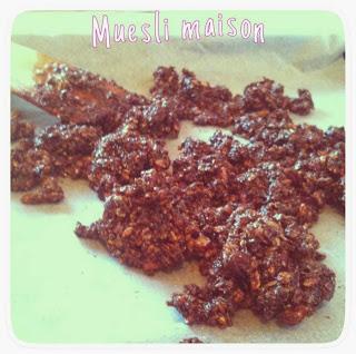 Muesli chocolat et noix de pécan