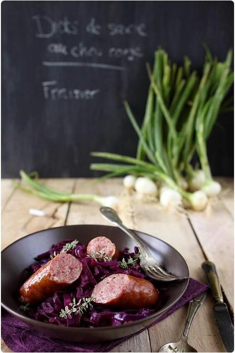 Diots de Savoie au chou rouge