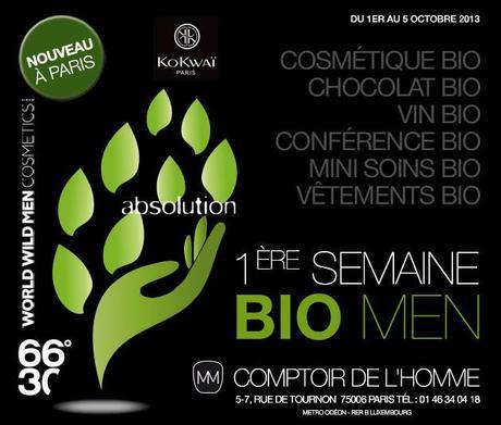 Agenda beauté: Une semaine BIO à la boutique Comptoir de l’Homme Invit_CDH_Bio_092013_Landing