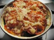 Petits gratins pommes terre/courgettes/poulet/tomate