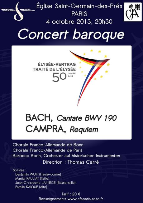 Commémoration du traité de l’Elysée : la chorale Franco-Allemande