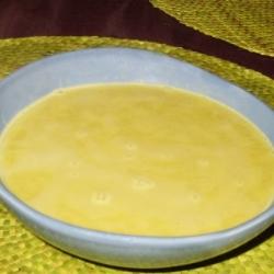 Soupe de fèves et lardons