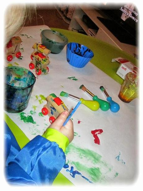 Peinture du train goki