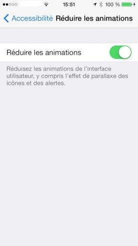 iphone reduire animations autonomie batterie iOS 7 : comment maximiser l’autonomie de votre iPhone ou iPad