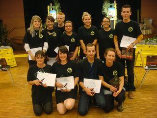 Les 11 jeunes fleuristes Interflora de la région Bretagne