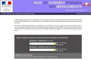MEDICAMENTS.GOUV.FR: Mise en ligne de la base de données publique des médicaments – Ministère de la Santé