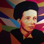 Simone de Beauvoir par BToy