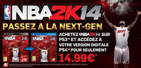 2K Sports annonce l’offre de passage à la next-gen pour NBA 2K14‏