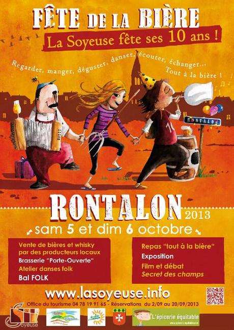 10 ans de la brasserie bio La Soyeuse : 5 & 6 octobre à Rontalon (69)