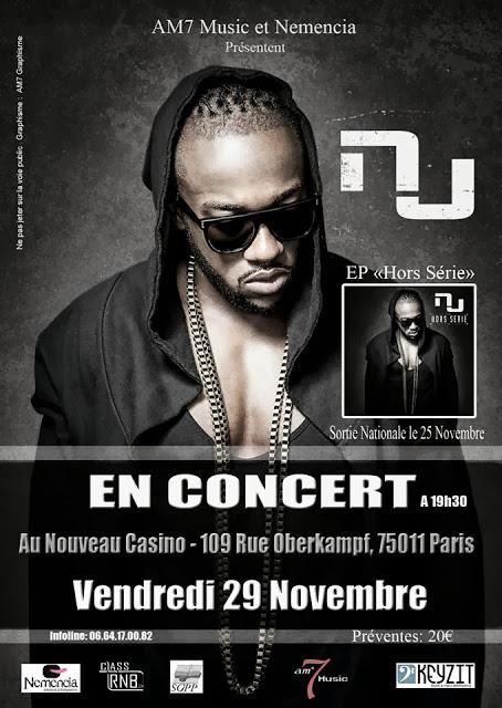 NJ en concert au Nouveau Casino le 29 Novembre