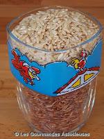 Tétragone au tofu et au riz rouge