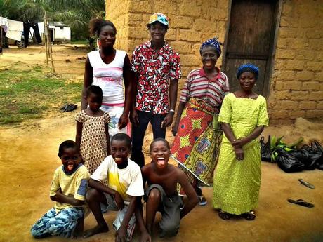 Ghana Visite chez Tantie au village, village life