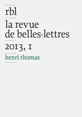 Henri Thomas, Gide et Belles-Lettres