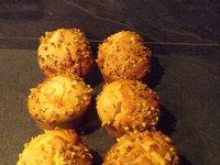Muffins aux Niniches de Quiberon, miel, pain des Flandres