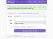 Wakeup.io programmez appels pour vous réveiller