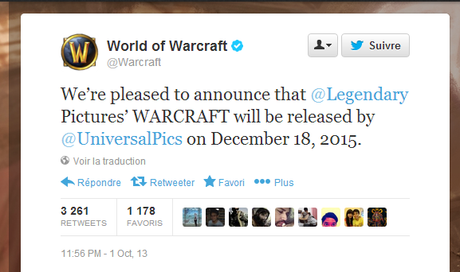 World of Warcraft - Le film?