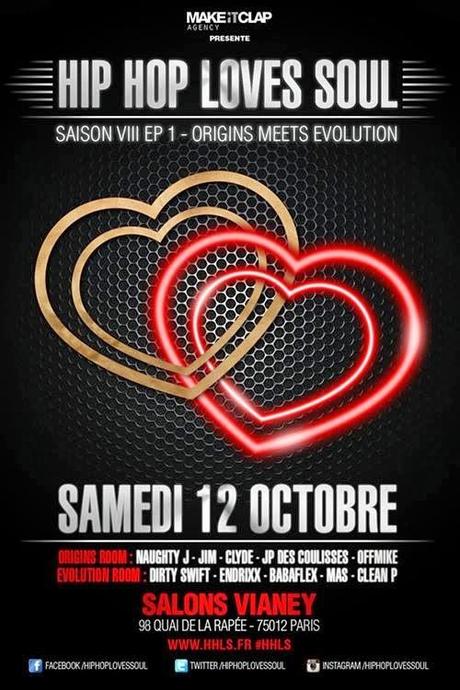 Concours : 4 invitations à gagner pour la soirée Hip Hop Loves Soul du 12 octobre 2013 à Paris