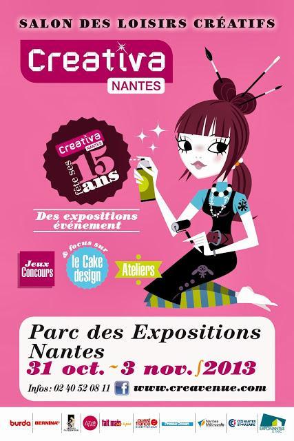 Le salon Créativa de Nantes : 10 places à gagner !