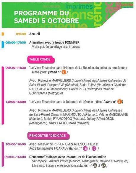 LE SALON DU LIVRE A SAINT PIERRE,J’Y ETAIS!!!!