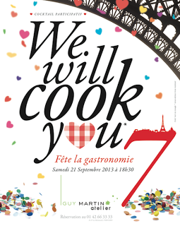 We will cook you #7 à l'atelier Guy Martin pour fêter la gastronomie