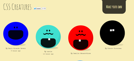 CSS Creatures: Créez votre monstre CSS en twittant